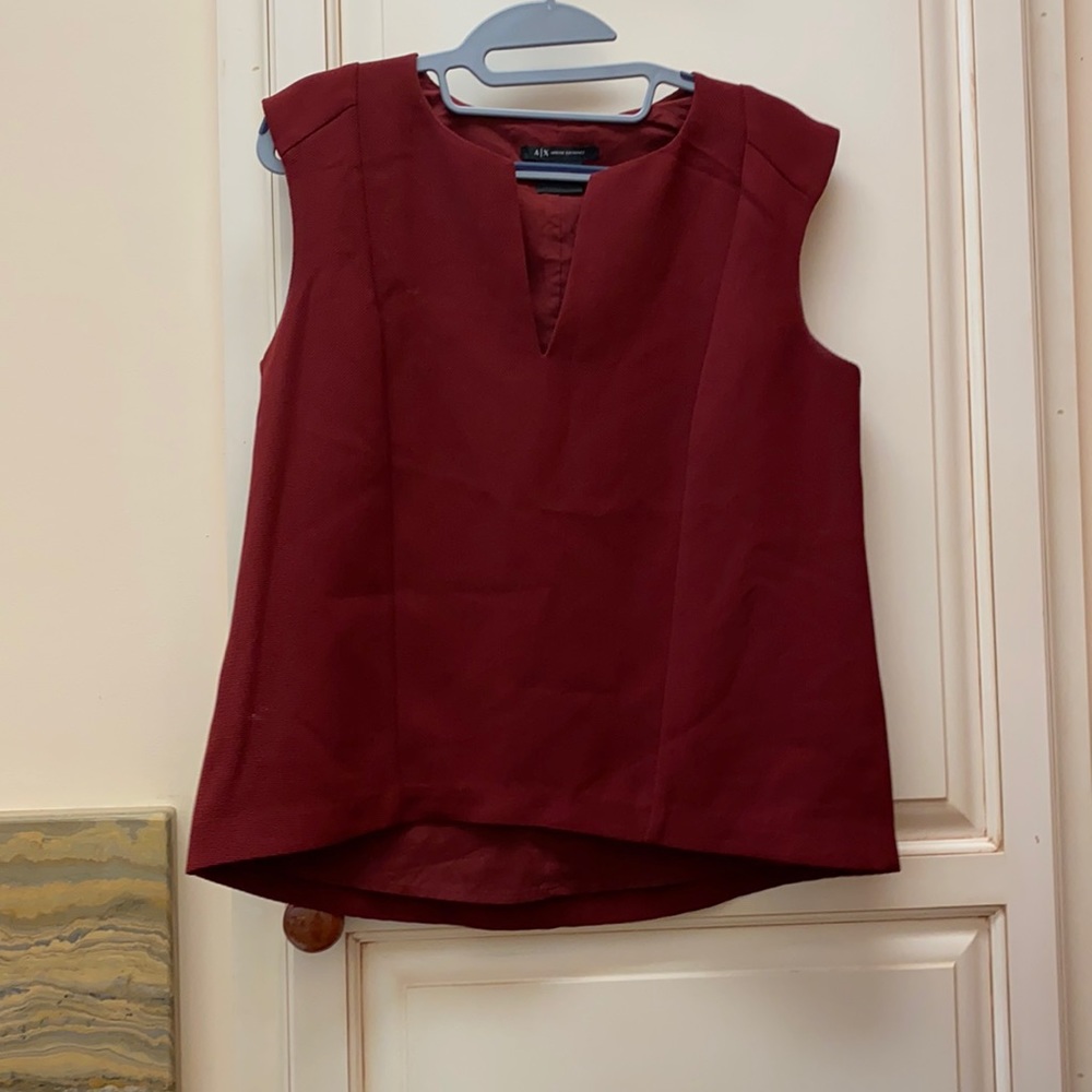 A/X Armani Exchange Size M Red Shirt